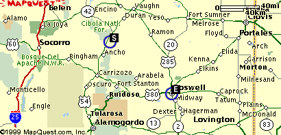 Roswell - Corona Map